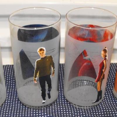 LOT 24  Star Trek and Coke Glassware
