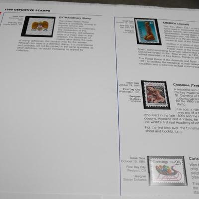LOT 11  1989 Definitive Stamp Collection