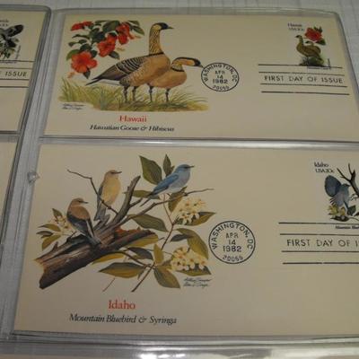LOT 7  Birds and Flowers of 50 States Postage Stamp Collection