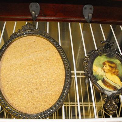 LOT 72  Bread Maker, Picture Frames and Doilies