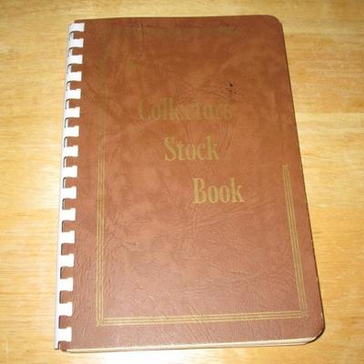 Lot # 63 - Collectors Stock Book w/ some stamps