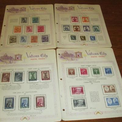 Lot # 6 Vatican City 1929 - 1958 300 + Stamps