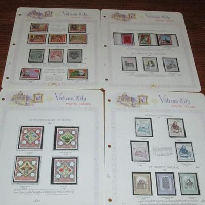 Lot # 7 Vatican City Postal Issues 1959 - 1973 200 + Stamps