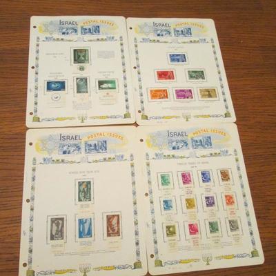 Lot # 1 - Israel Postal Issues Series 1948 - 1960 pages 1 - 34, 43 - 47