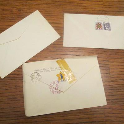 Lot # 99 - 7 First Day Issues, 1 postcard & 1952 Cover & 1 Commemorative