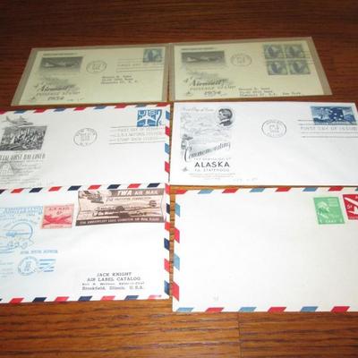 Lot # 57 31 Covers- Some First Day Issue & Air Mail Covers 