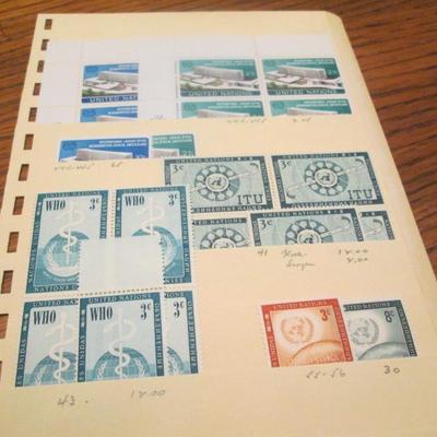 Lot # 74 - United Nations Stamps