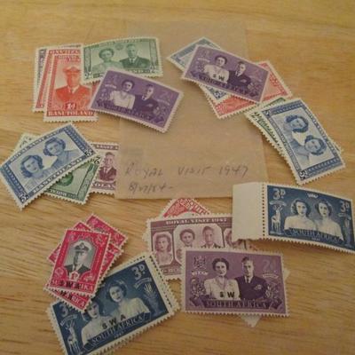 Lot # 82 - Royal Visit 1947 Stamps