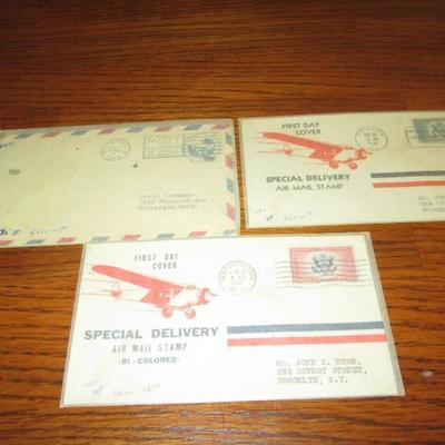 Lot # 55 - (3) Covers 1929 - 1936 First Day Cover Special Delivery