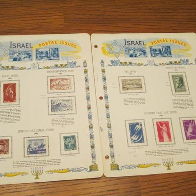 Lot # 1 - Israel Postal Issues Series 1948 - 1960 pages 1 - 34, 43 - 47