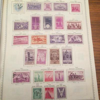 Lot # 72 - United States Global Album Pages 1847 - 1950's