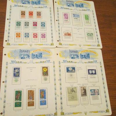 Lot # 1 - Israel Postal Issues Series 1948 - 1960 pages 1 - 34, 43 - 47