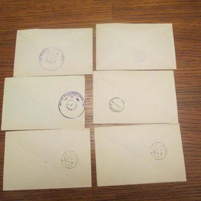Lot # 98 - (6) Covers 1952 & 1953 BOAC COMET JETLINER SERVICE AIRMAIL  