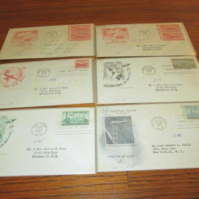 Lot # 48 - (23) 1941 - 1953 Air Mail Covers - Most are First Day Issues