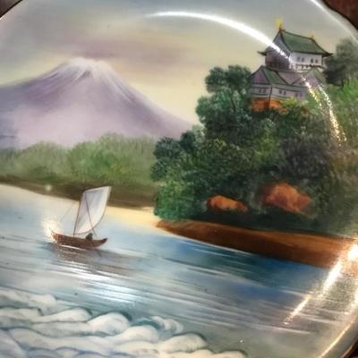 Pair of Hand-Painted Japan Plates [2048]