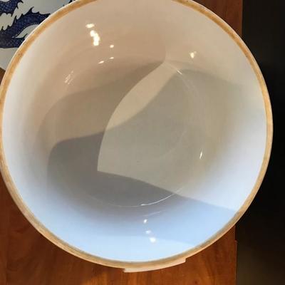 Large Ceramic Soup Tureen w/ Dragon Design [2035]