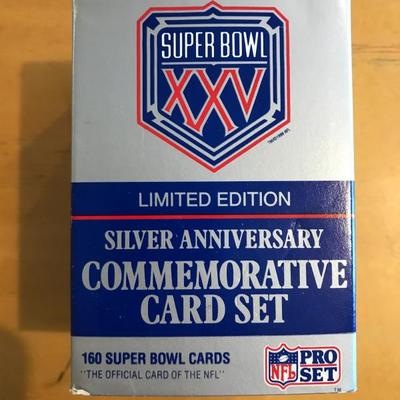 Super Bowl XXV Limited Edition Commemorative Card Set [2042]