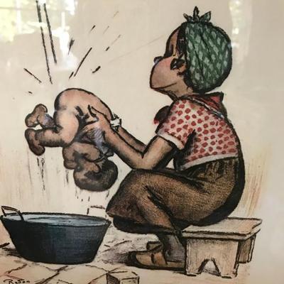 George Redon French Artist NAUGHTY CHILDREN - Baby [2024]