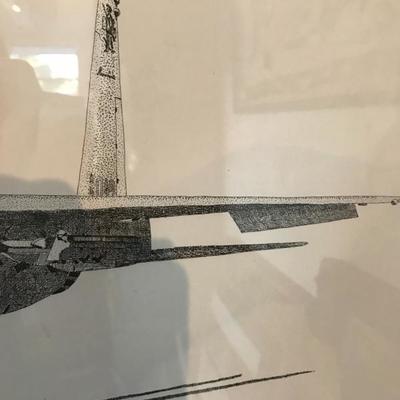 Framed & Signed Bob Ramsay Fighter Jet #38/500 [2028]