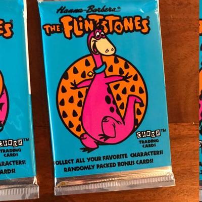 Lot of Collectible Flintstones Trading Cards w/ Figurines [2025]