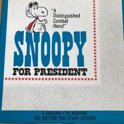 Snoopy for President Napkins [2071]