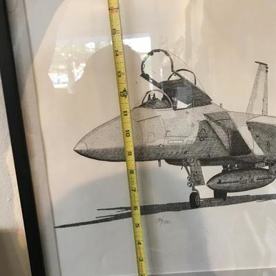 Framed & Signed Bob Ramsay Fighter Jet #38/500 [2028]