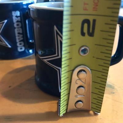 Set of 3 Dallas Cowboys Mini Mug / Shot Glass [2054]
