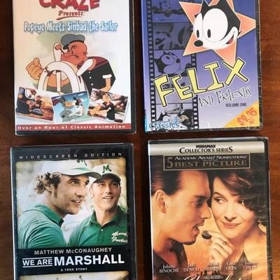 Lot of 6 dvds {2017}