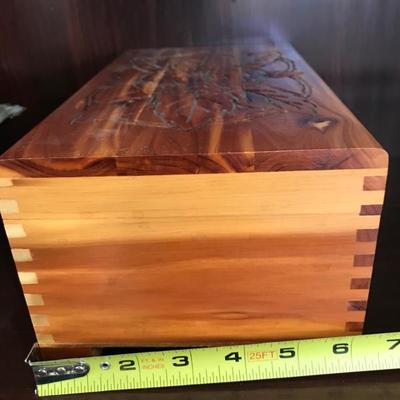 Wood Etched or Wood Burning Designed Box / Case [2011]
