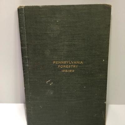 Pennsylvania Forestry 1918-1919