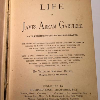 Life of President Garfield