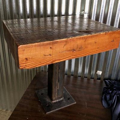 INDUSTRIAL STYLE END TABLE 