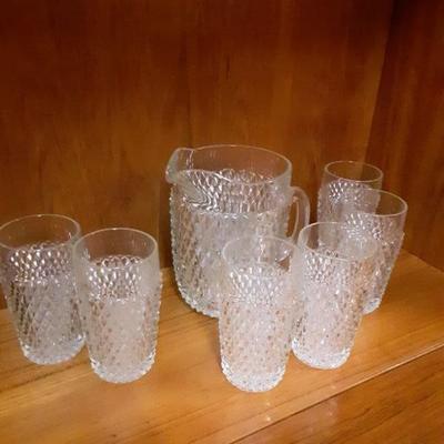 Glass Bowl, Crystal Vase, Hurricane Lamps, Pitcher/Cups