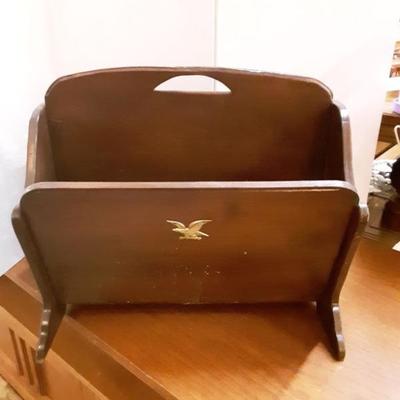 Antique magazine rack