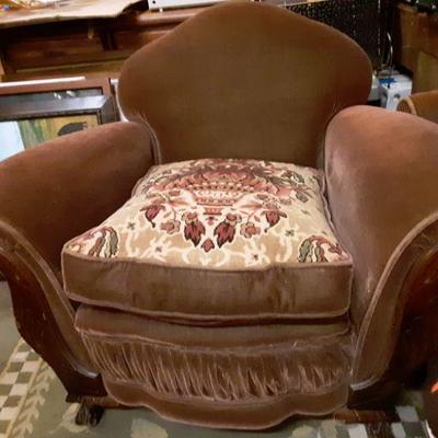 Vintage couch and Chair