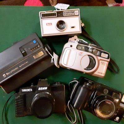 Lot of film cameras + misc