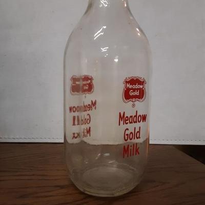 Glass milk jug 1