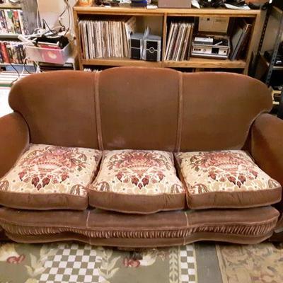Vintage couch and Chair