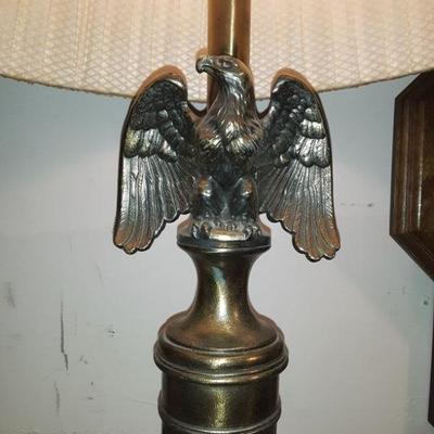 Brass Eagle Lamp