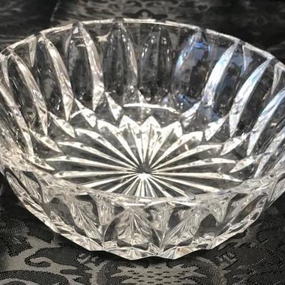 American Brilliant Style German lead crystal Dish