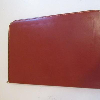 Vintage Rexbilt Cowhide Portfolio Zippered Folder