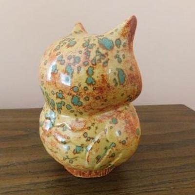 Pottery Owl Lamp 7