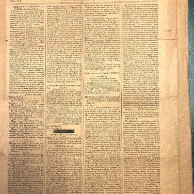 Union County Gazette 1800 Reproduction