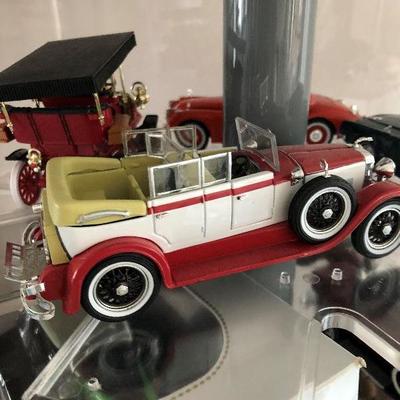 8 model antique cars