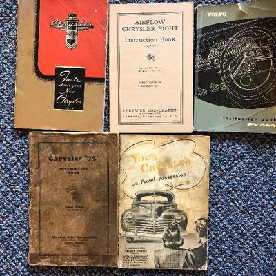 Vintage Auto Service Manuals
