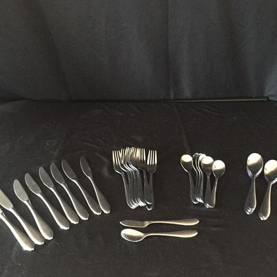 Lot 12 - Eight Place Settings of Nice Flatware