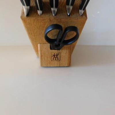 10 Piece J. A. Henckels Cutlery Set with Wood Block