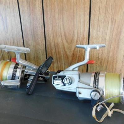 Set of Two Diawa 7000c Silver Series Open Face Fishing Reels