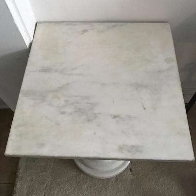 Lot 51 - Marble Top Table