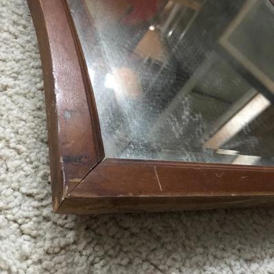 Lot 141 - Two Vintage Beveled Mirrors